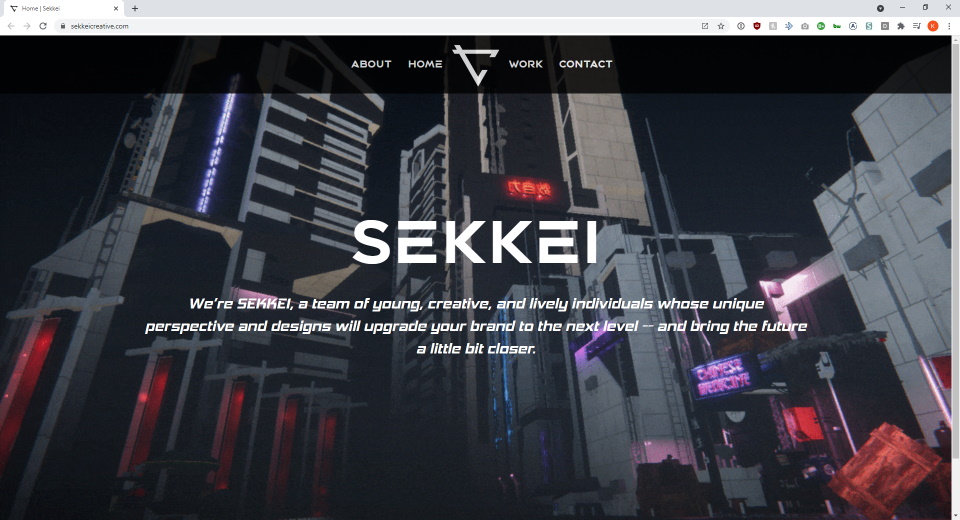 Sekkei website preview